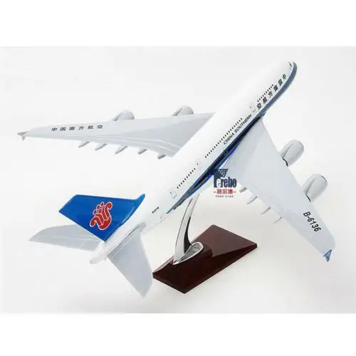 45 см A380 Китайская Авиакомпания Southern Airliner Civil Airbus имитационная модель самолета