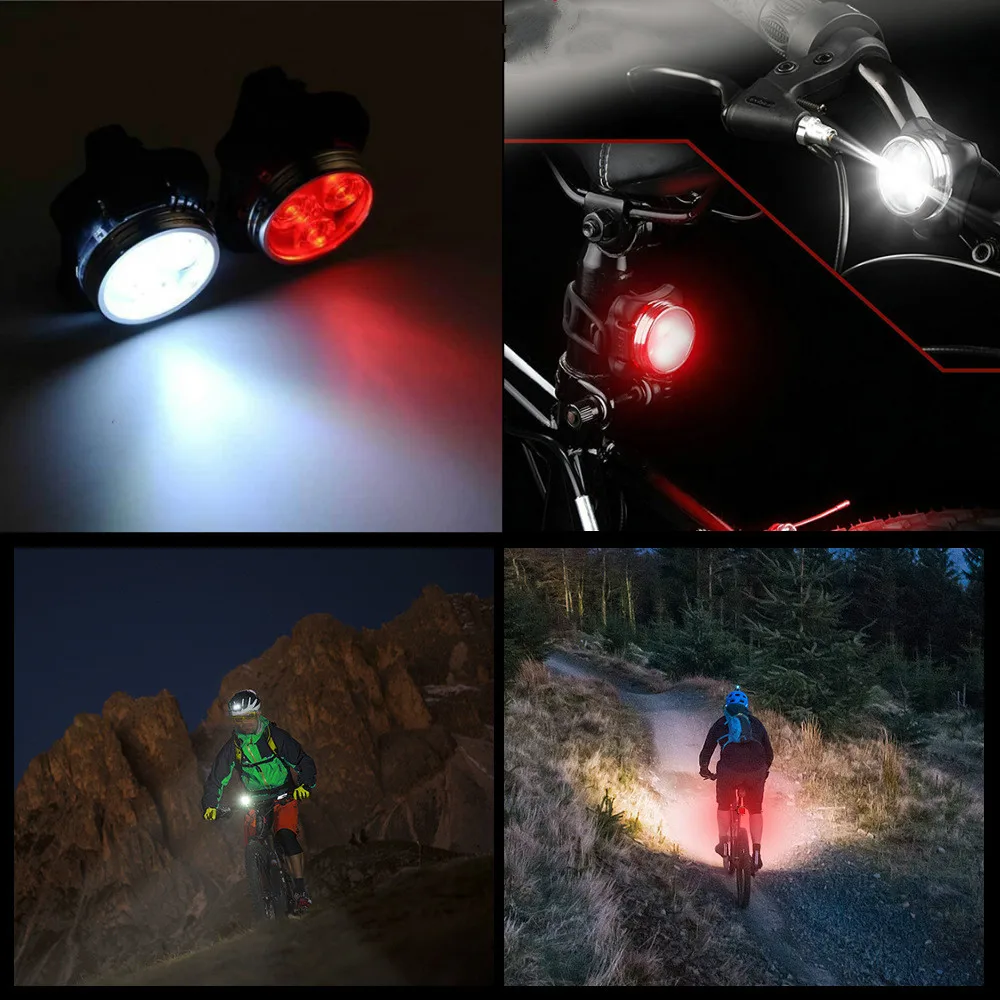 USB Перезаряжаемый задний фонарь с клипсой водонепроницаемый высококачественный