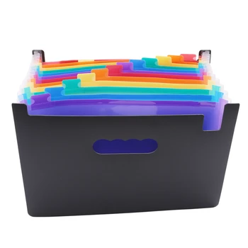 

Color Foldable Office File Accordion Storage Folder Portable Folder Desk Storage Accordion File Product