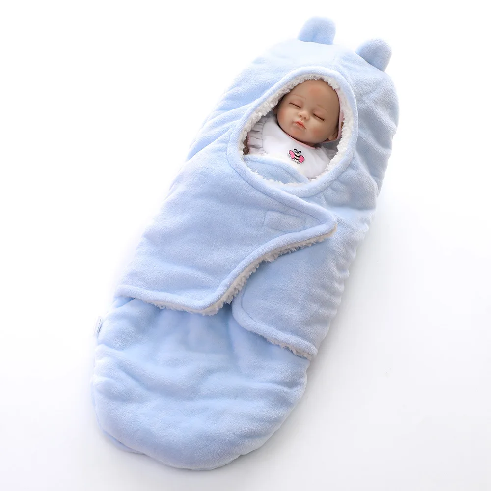 

Do ke xin New Style BABY'S BLANKET Newborns BABY'S BLANKET Baby Wrapping Blanket Thick Baby Gro-bag Baby Blankets