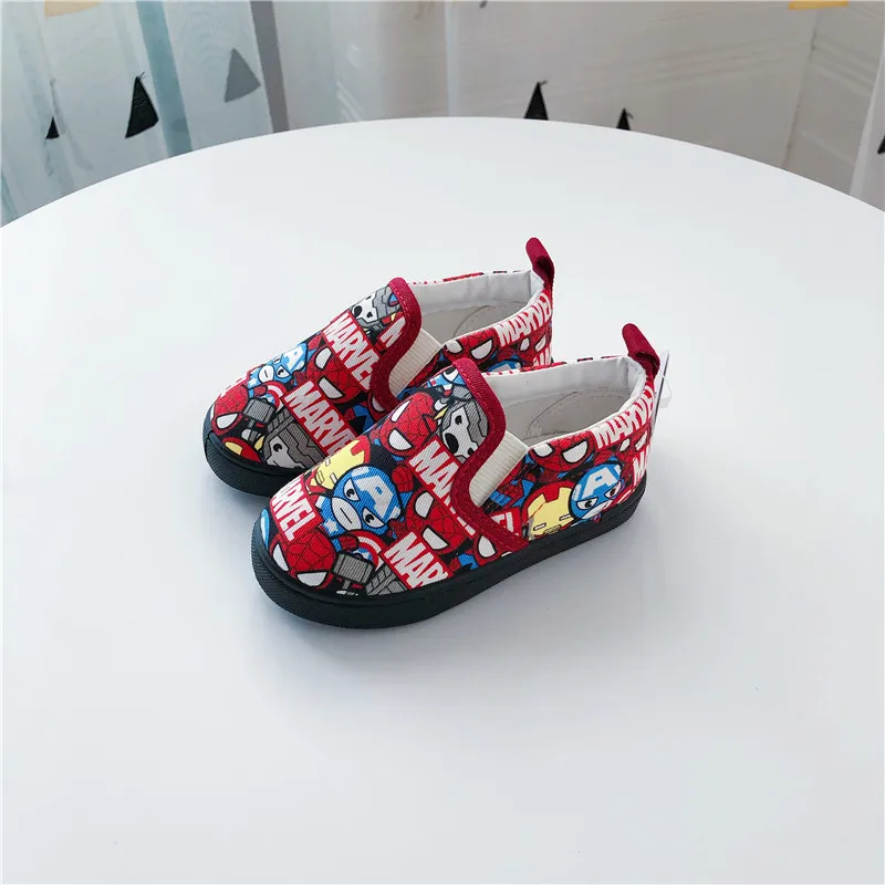 Disney Minnie/тонкие туфли для девочек Новинка весны 2018 года Стильная мягкая