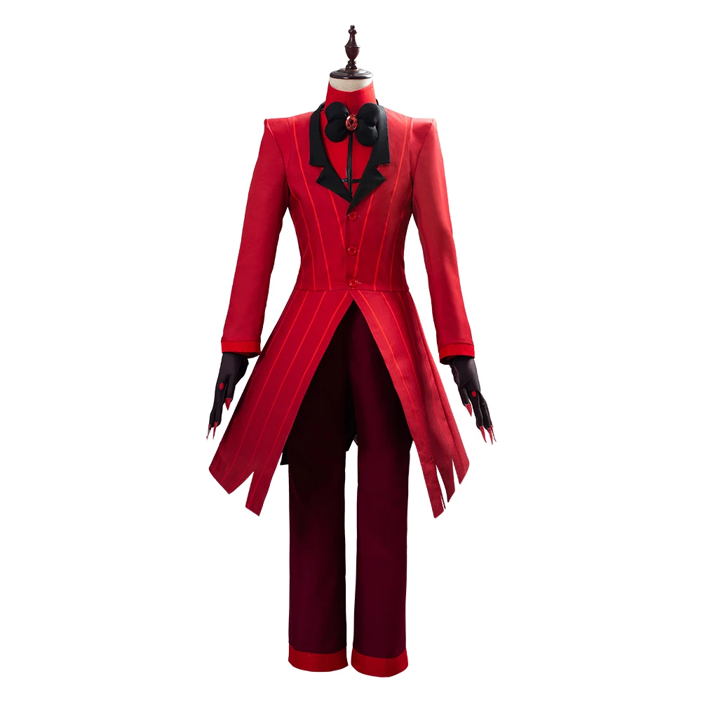 Hazbin отель ALASTOR косплей костюм наряд красная униформа для взрослых костюмы на Хэллоуин
