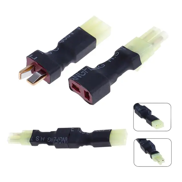 Deans T To Mini Tamiya Plug Female Male Adapter Connector For Kyosho RC Battery ESC RC Toy Accessories Remote Control Toy 2