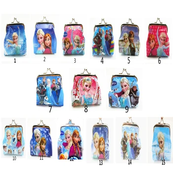 

Disney Mini Wallet Girl Frozen Series Change Coin Purse Children Cartoon Bag Kid Toys Gift Small Card Ticket Pouch Weekend Bag