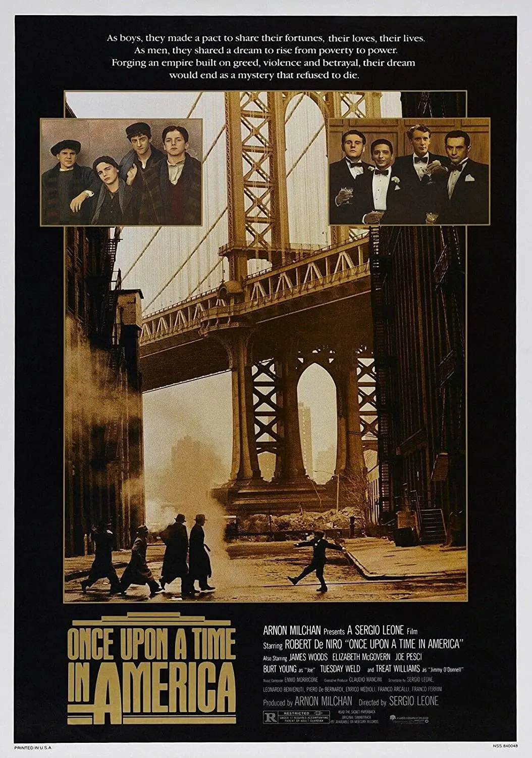 

Eeypy Tin Sign Decor Once Upon A Time in America Classic 80'S Vintage Movie Sign - Wall Art Print Vintage