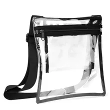 Transparent Single Shopper Bag Slung Travel Shopping Bag Gym Beach Bags reusable portable shoping bags bolsa reutilizable