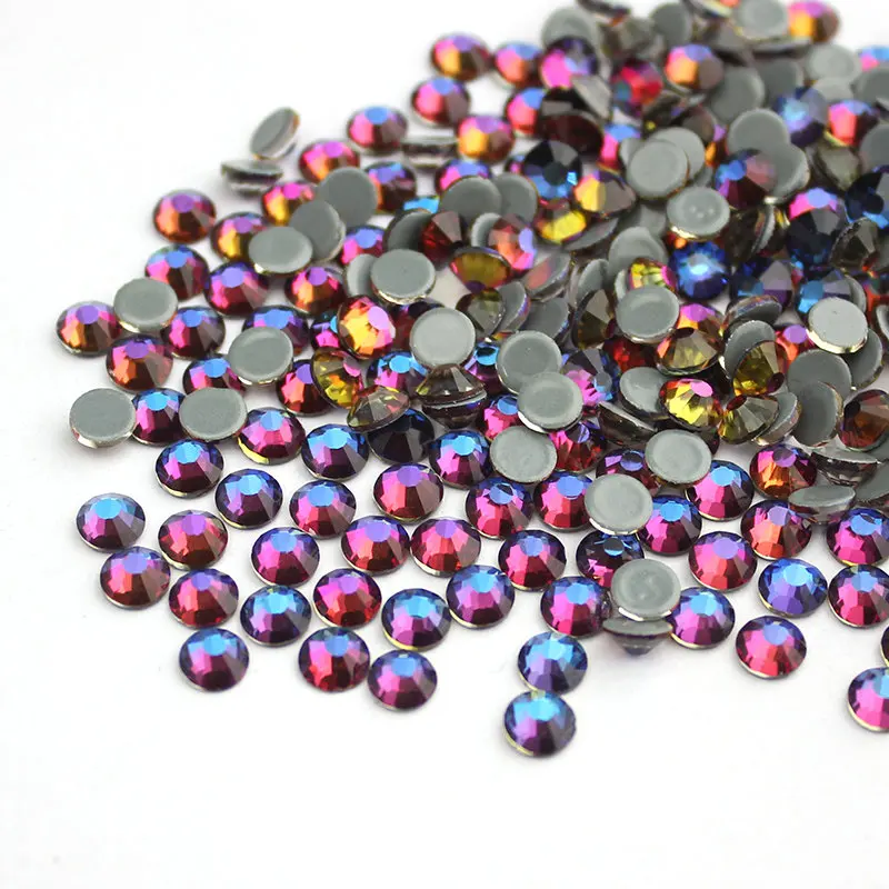 QIAO Crystal Volcano стразы s SS4 SS20 Горячая фиксация Strass одежды Стразы Nail Art Stone|Стразы| |