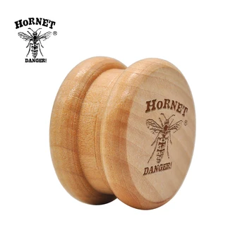 

HORNET Wooden Herb Grinder 53 MM 2 Parts With Nail Teeth Spice Wood Herb Grinder Handle Tobacco Herb Grinder