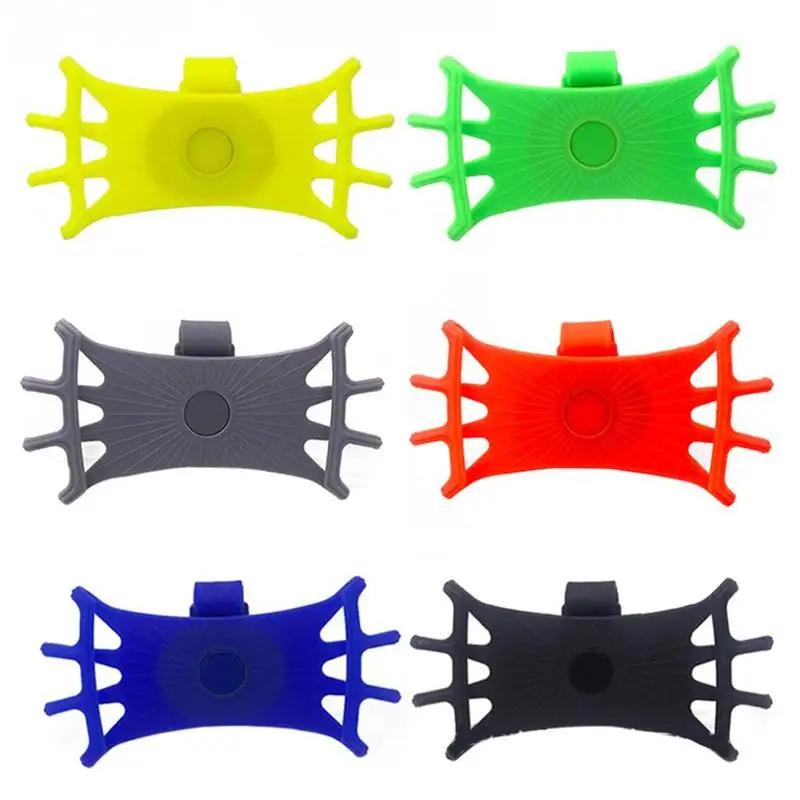 

Motorcycle Bicycle Bracket Handlebar Holder Universal Riding Mobile Phone Holder Silicone Bracket Can Be Rotated Car Fitting