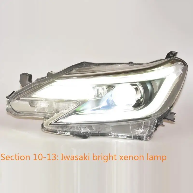 MODEL I Дневные ходовые автозапчасти Drl Luces Led Para Авто Cob фары Задние Автомобильные фары в сборе 10 11 12 13 для Toyota MARK X - Цвет: MODEL I