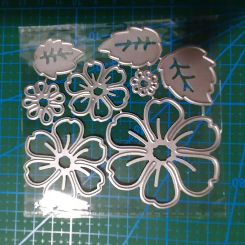 Pétalo de la flor de corte de Metal muere plantilla Scrapbooking DIY álbum de Estampillas de tarjeta de papel