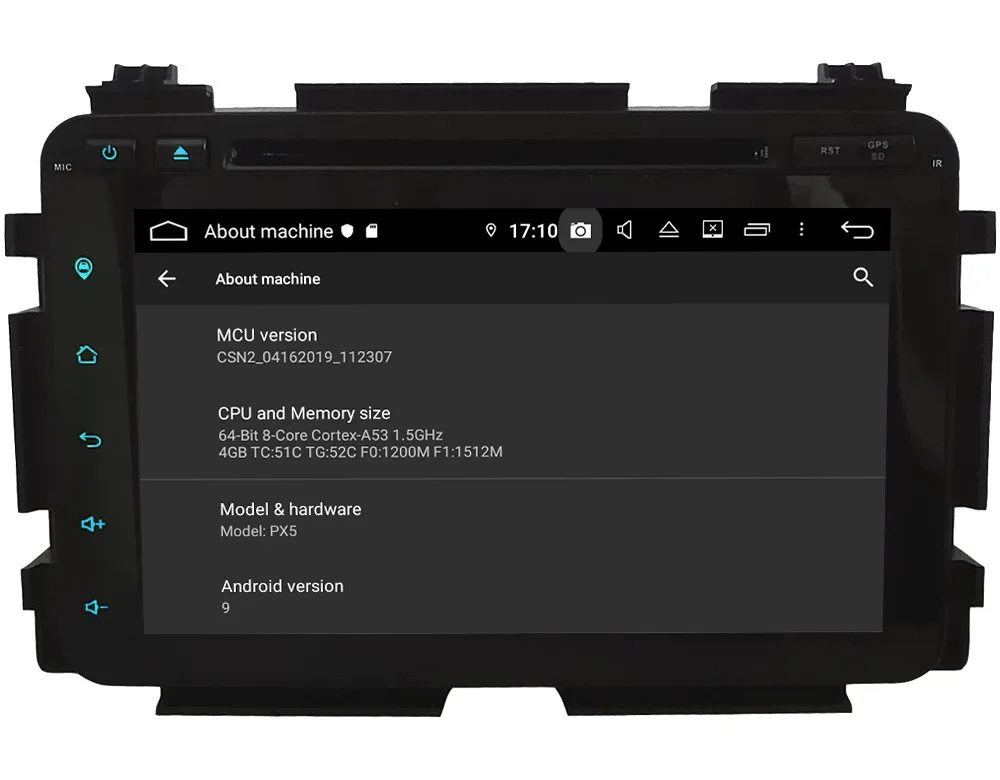 Klyde ips 4G Android 9,0 Восьмиядерный 4 Гб ОЗУ 64 Гб ПЗУ DSP BT автомобильный dvd-плеер Радио Стерео gps ГЛОНАСС для Honda HRV Vezel 2013