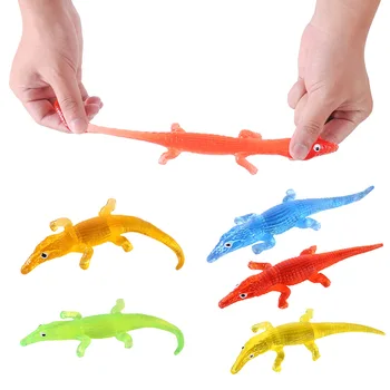 

Soft TPR Crocodile Toy Viscidity Stress Relieve Squeeze Stretch Halloween Trick Toys YJS99
