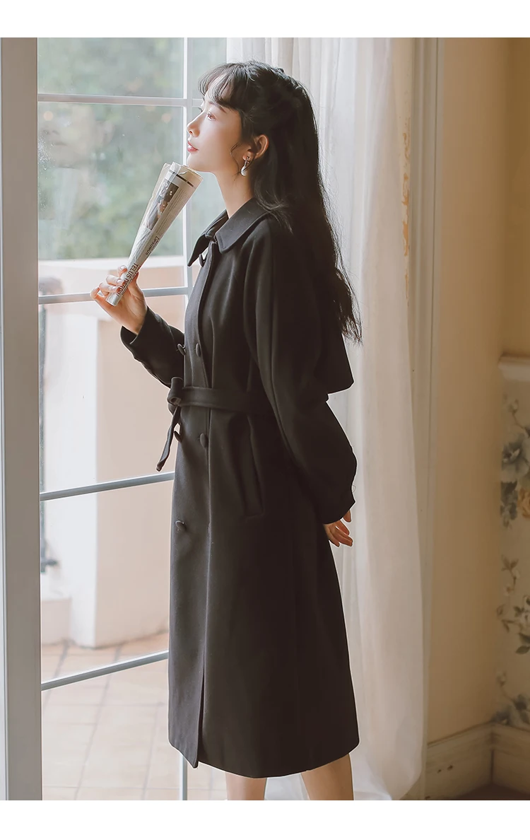 new fashion women's clothing Long sleeve wool coat coats and jackets women