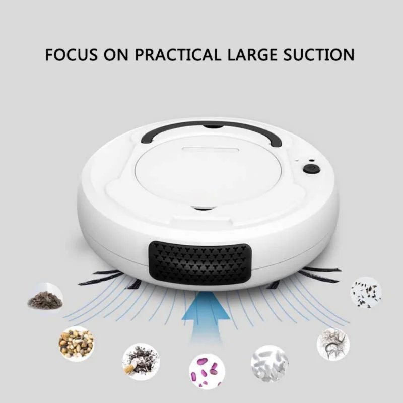 

Smart Automatic Vacuum Cleaning Mini Household Robot USB Charge Floor Cleaner Sweeping Super Strong Suction Vacuum Machine