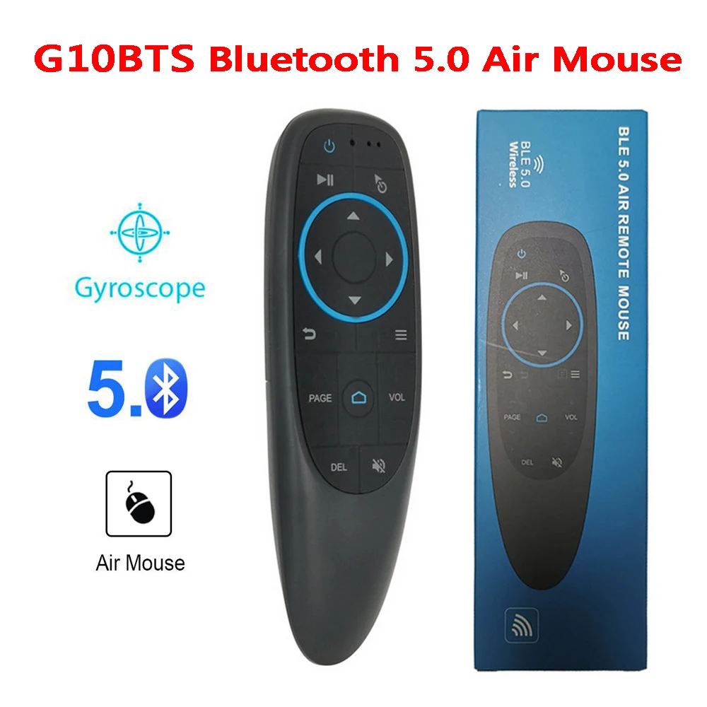 

G10BTS Bluetooth 5.0 Air Mouse Gyro G10 Gyroscope Wireless Remote Control BT5.0 Aero G10S for Xiaomi Mibox Smart TV BOX Android