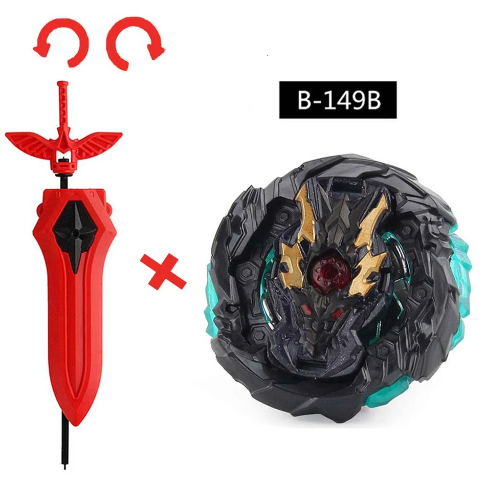 Beyblade Burst с пусковой B-149 B-150 GT Металл Бог волчок Bey Blade лезвия гироскоп для мальчика Дети Лучшие игрушки подарок - Цвет: B-149B