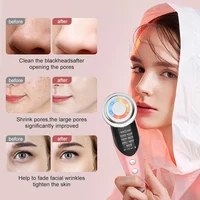 LED Face Massager Skin Care Set Rejuvenation Radio Mesotherapy Facial Eye Lifting Facial Cleansing Sparyer Vibration Anti Aging