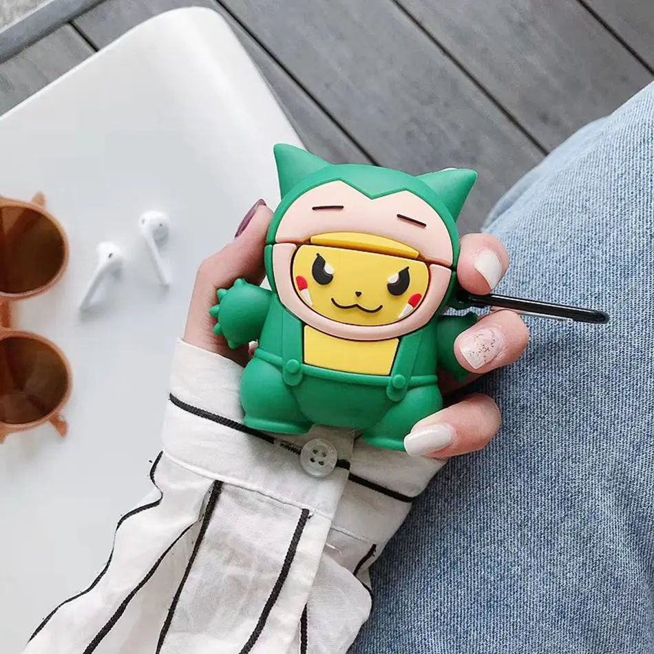 

Cute Bluetooth Wireless Earphone Case for AirPods Case Silicone Anime Cartoon Cover Accessories for Apple Air Pods Cake Box