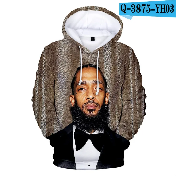 Специальное предложение толстовки Nipsey Hussle Толстовка уличная осенне-зимняя мужская толстовка с капюшоном/Женская Толстовка пуловер Одежда в уличном стиле - Цвет: 3d