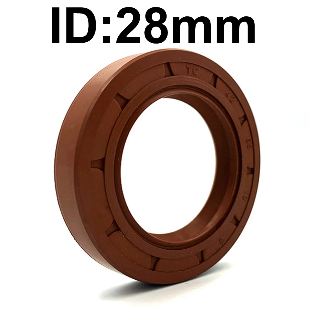 Size : 28x52x10 Skeleton Oil Seal 28x40x7mm /28x40x10/28x42x10/28x45x8/28x47x7/28x47x10mm TC Type NBR Black Radial Shaft Seal Ring Gasket Mechanical Parts Spring Washer 10pcs-Multiple specifications 