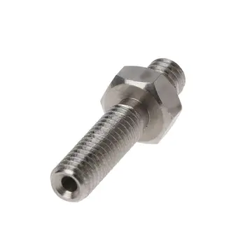 

1.75mm M6x30 MK8 Screw Nut Integrated Throat with Teflon Tube For 3D Printer