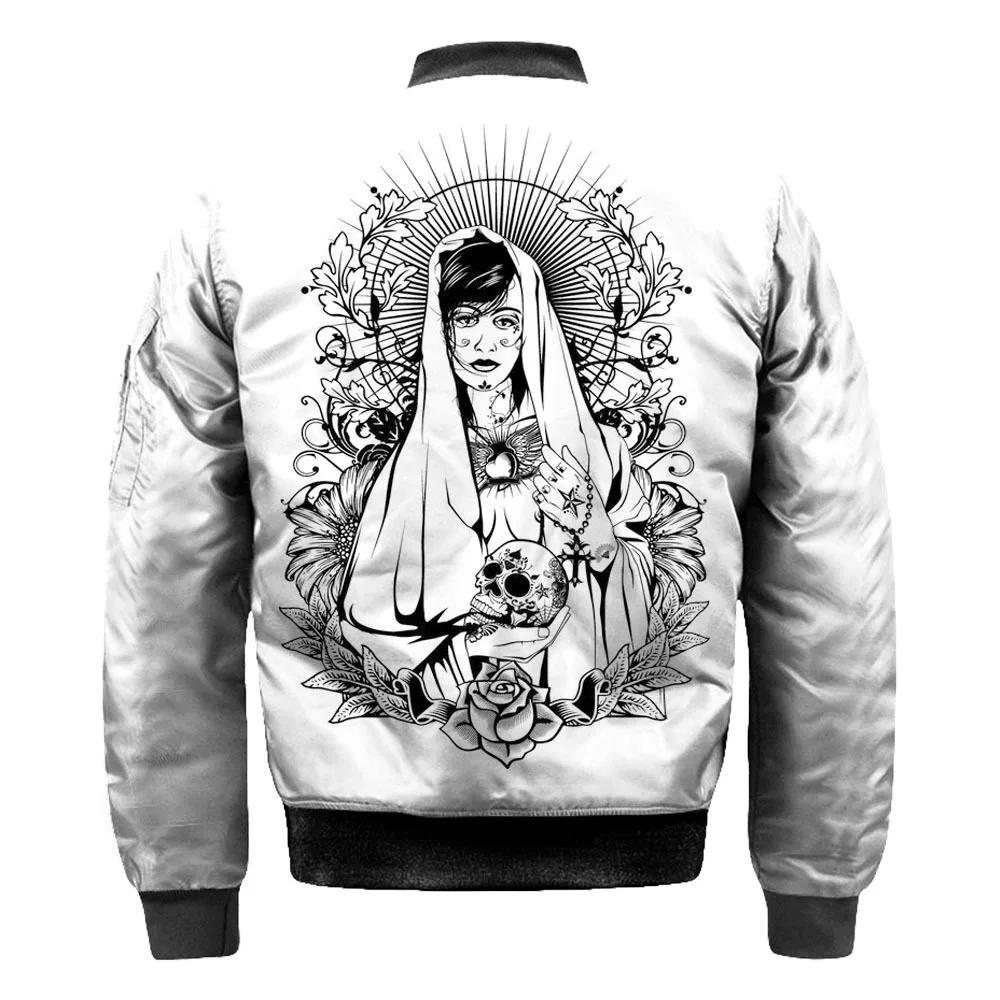3D Digital Printed Men's Cotton Jacket