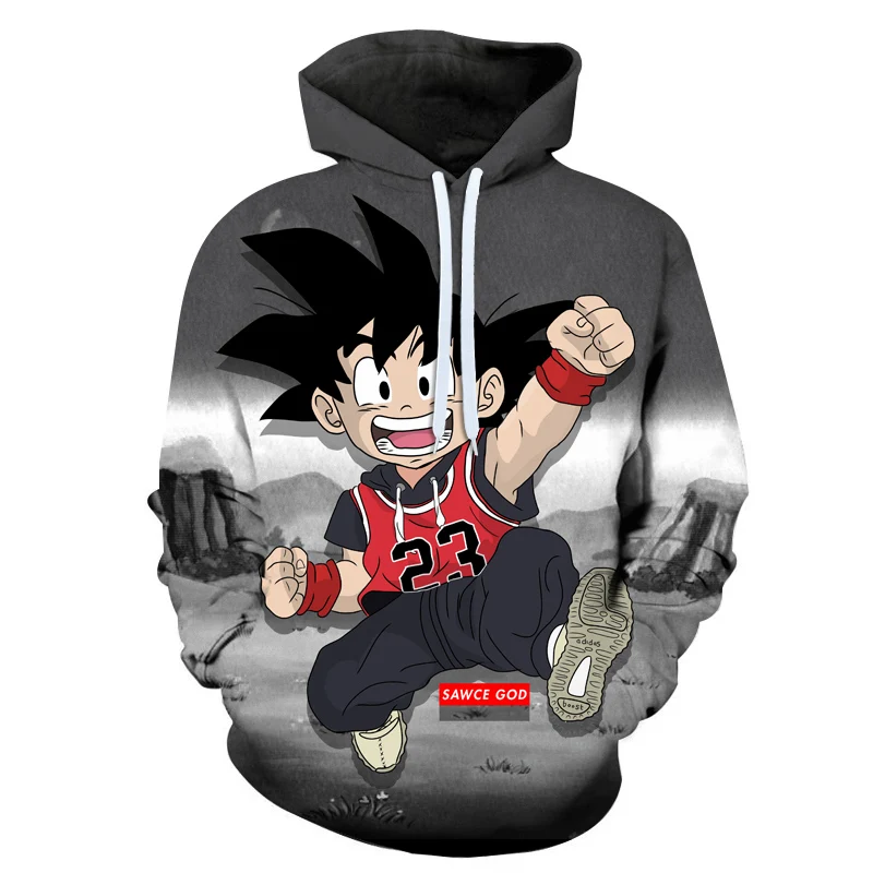 W3526 Забавный 3D принт для женщин и мужчин Dragon Ball z Аниме Мастер Роши модный детский свитер толстовки хип хоп Модная рубашка Harajuku - Цвет: W3526