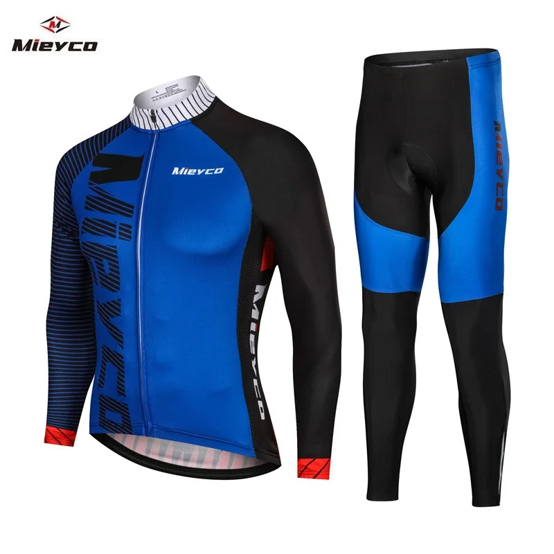 9 Mieyco Велоспорт Джерси мужской набор велосипедная одежда roupa ciclismo длинный рукав Светоотражающий для горного велосипеда Джерси Форма Открытый велосипед одежда - Цвет: 9