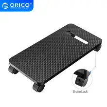 ORICO mobil bilgisayar CPU haddeleme tutucu masaüstü bilgisayar kulesi standı sepeti 4 sarhoş tekerlek bilgisayar kılıfları için en PC