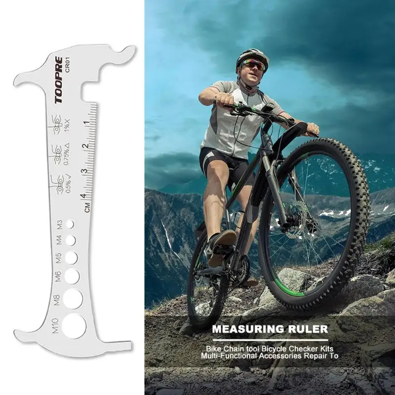 3 в 1 велосипедная цепь Checker MTB дорожный велосипед измерительный инструмент прибор для измерения степени износа Штангенциркули измерительный винт цепь крюк велосипедные аксессуары
