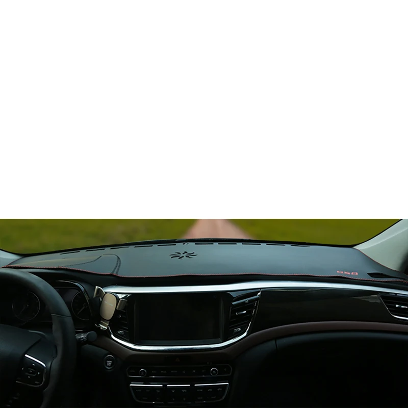 Lsrtw2017 для Trumpchi Gs8 волокно кожа приборной панели автомобиля коврик накладка интерьерные аксессуары