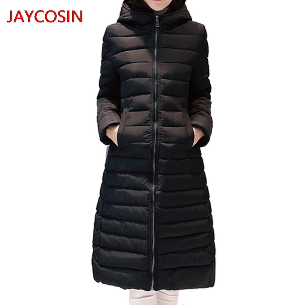 JAYCOSIN женские парки Женская верхняя одежда с меховым капюшоном пальто на пуговицах длинные однотонные куртки пальто с карманами горячая Распродажа L400830