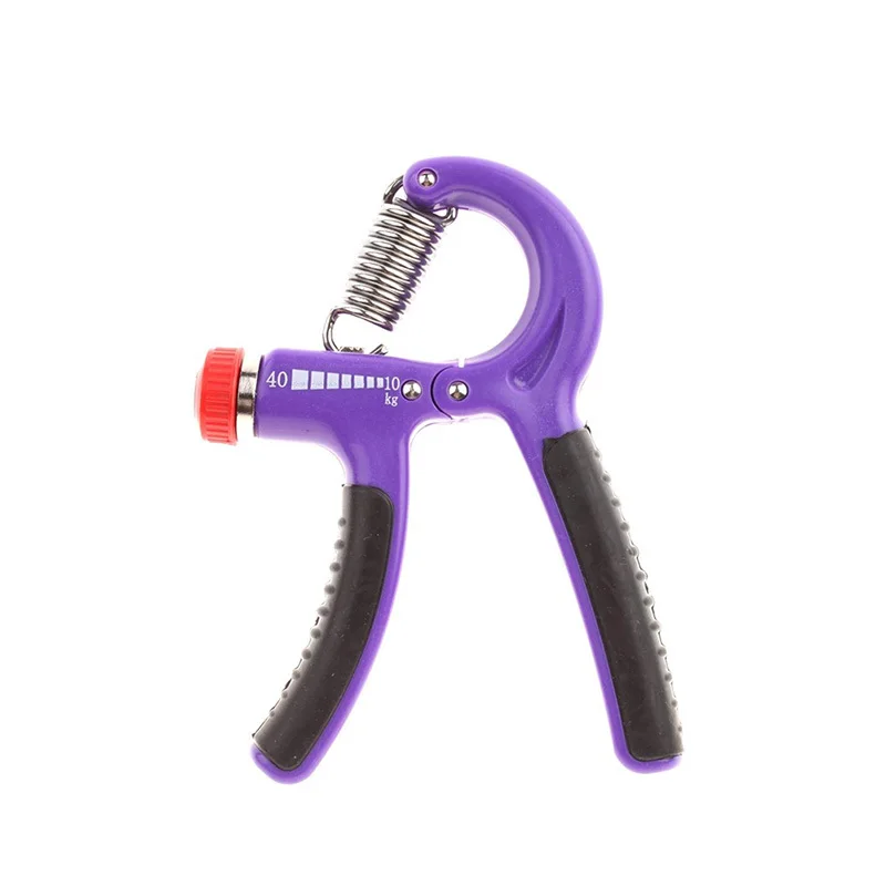 Спортивная Pro Сталь Фитнес 40 кг рукоятка кистевой эспандер Регулируемый рычаг ручной Мощность Gripperk - Цвет: Фиолетовый