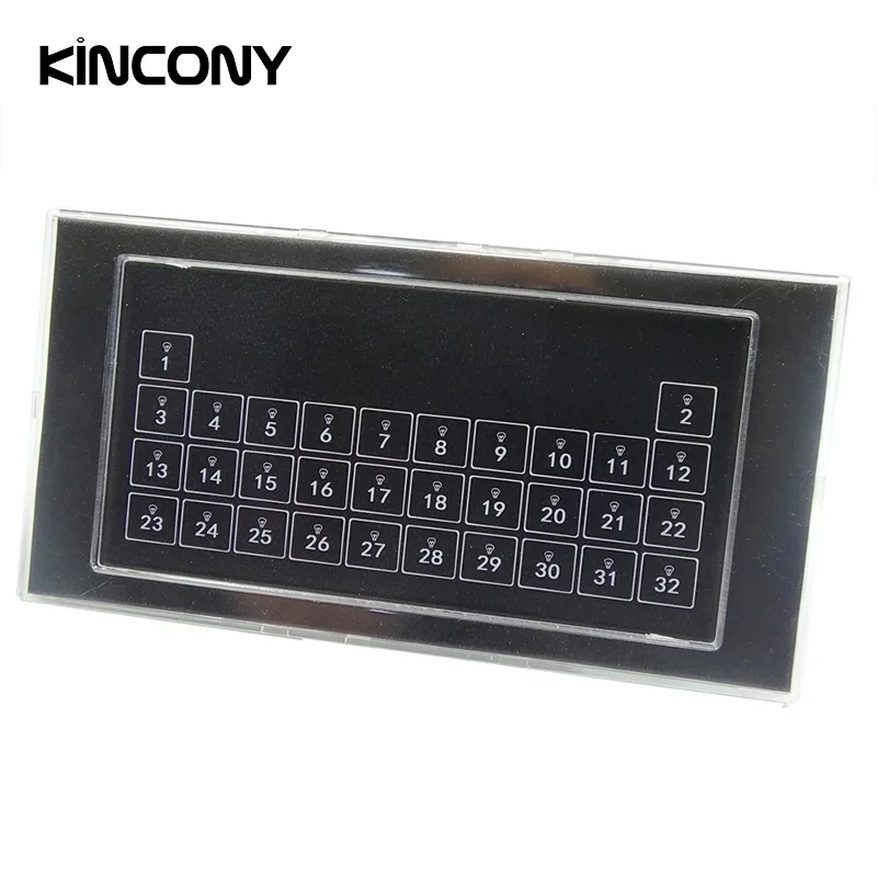 Kincony 32 кнопочная клавиатура настенный самосброс модуль переключателя сухой
