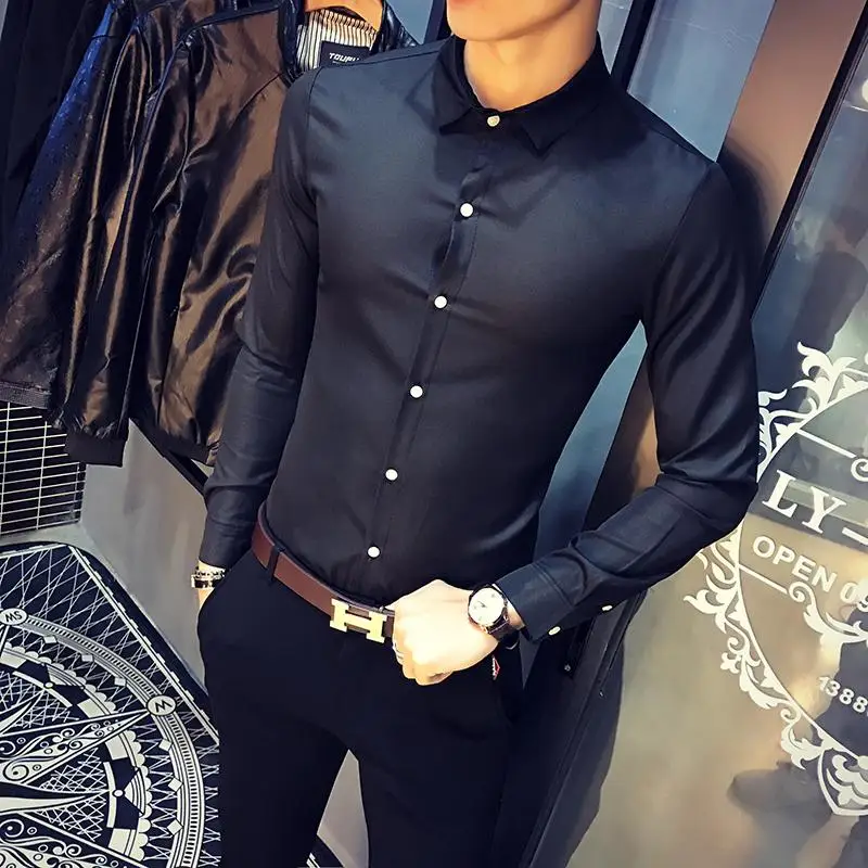 Fashion Designer Men Shirt Casual 2020 