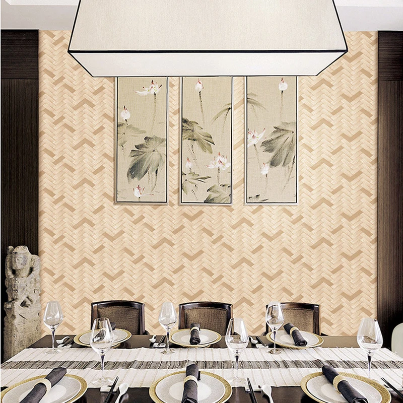 

Wellyu3d ПВХ тиснение бамбук текстурированная твердая роспись домашний декор деревенский стиль настенная бумага для спальни гостиной фон