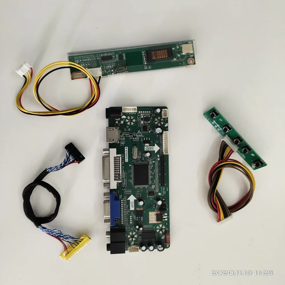 Kit de Controlador de Painel Placa de Controle Compatível com Hdmi Mais Dvi Mais Vga Claa141wb05a Claa141wb03 Claa141wb02 1280×800 m. Nt68676