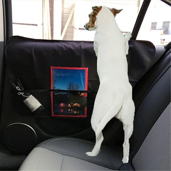 

Oxford Dog Cat Car Door Windows Protector Mat Car Door Covers Dog Cat Scratch Guard Mat Pet Supplies D1404