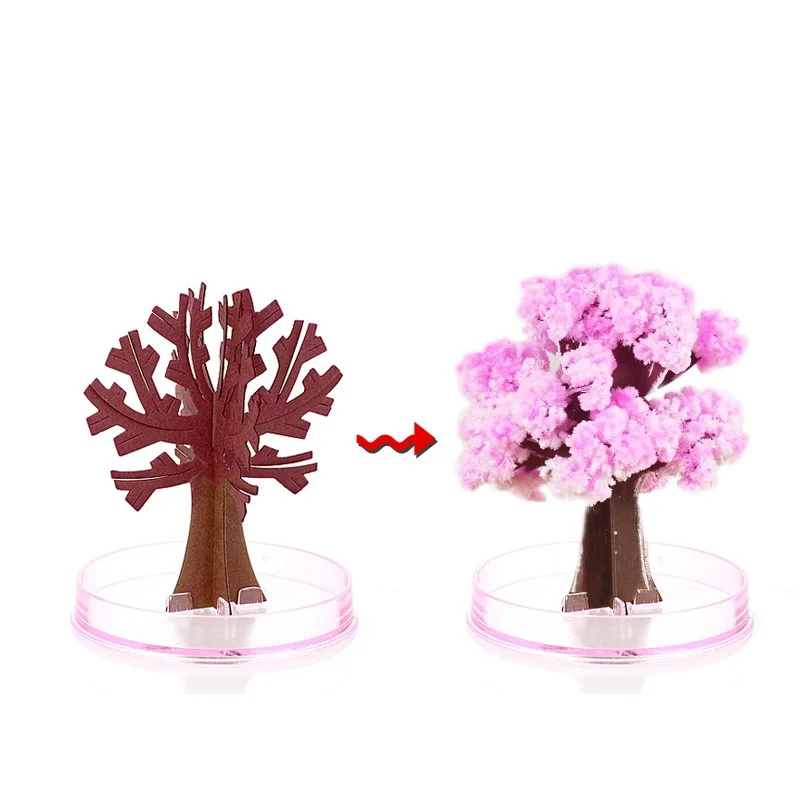 Blossom Рождественская елка магический трюк игрушки для детей взрослых девочка мальчик образовательный год бумага подарок наука физика эксперименты