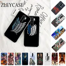 Weichen Telefon Abdeckung Für xiaomi Redmi Note8pro note7 7 8 note9s mi8se mi9 mi10 mi9T mi note10 Japanischen angriff auf titan Anime