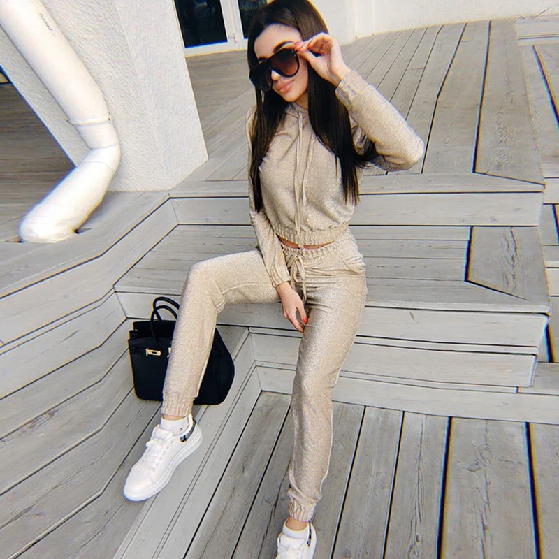 cropped tracksuit womens