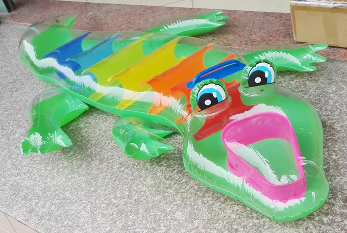 

Genuine Original INTEX Crocodile Mount Water Inflatable Rides Children Play with Water Toy Animals 56521