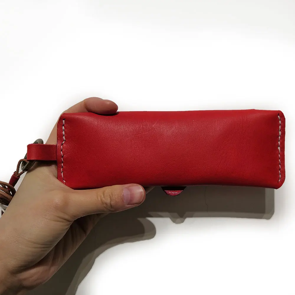 Lukegear натуральная кожа очки упаковка Рождественский подарок винтажные очки Чехол ручной работы ретро солнцезащитные очки Сумки