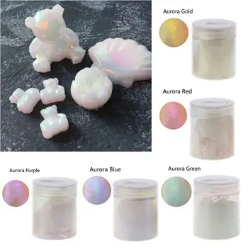 

5 Color Aurora Resin Pigments Polarized Diamond Pearlescent Pigments Mica Powder Colorant Resin Dye Jewelry Making Tools