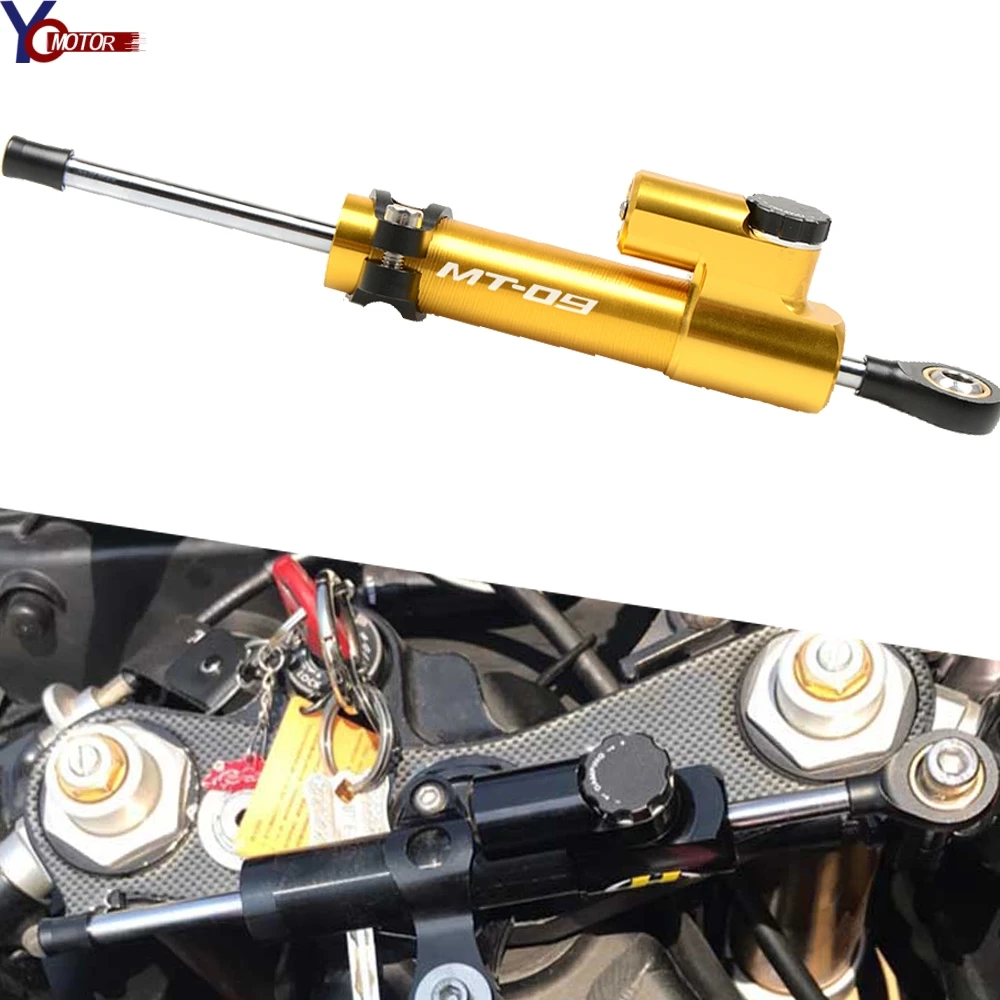 

Motorcycles Steering Stabilize Damper StabilizerLinear Reversed Safety For Yamaha MT-09 MT 09 MT09 FZ09 2014-2018 2015 2016 2017