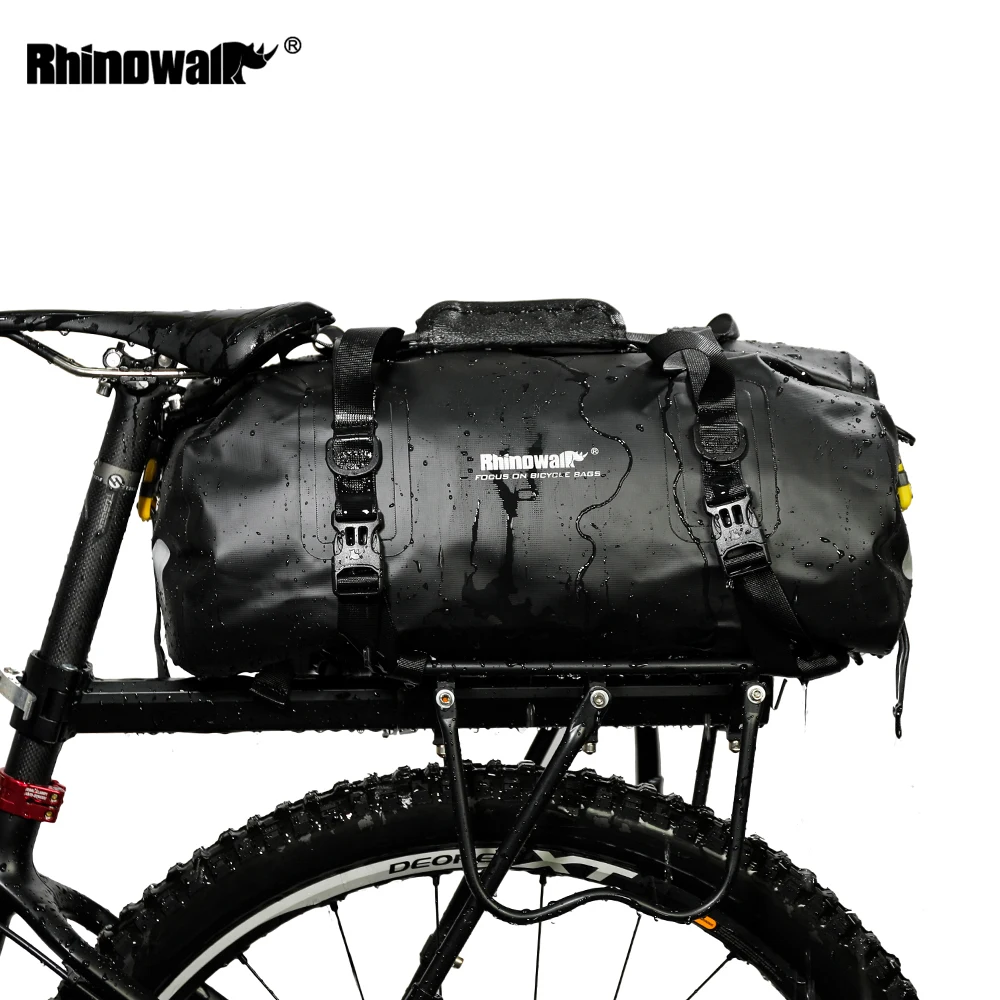 Rhinowalk 18660 20L водонепроницаемая сумка для велосипеда с задней рамой, сумка для путешествий, рюкзак для фитнеса