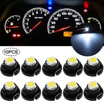 

10x T3 T4.2 T4.7 T5 B8.3 B8.4 B8.5 LED Car light Bulb Luces Para 1210 5050 SMD Auto Interior Side light Car dashboard lights