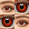 1Pair(2pcs) Contact Lenses For Eyes Cosplay Halloween Colored Contacts Lens Hazel Color Eye Contacts With Color Lenses Grey Blue 6