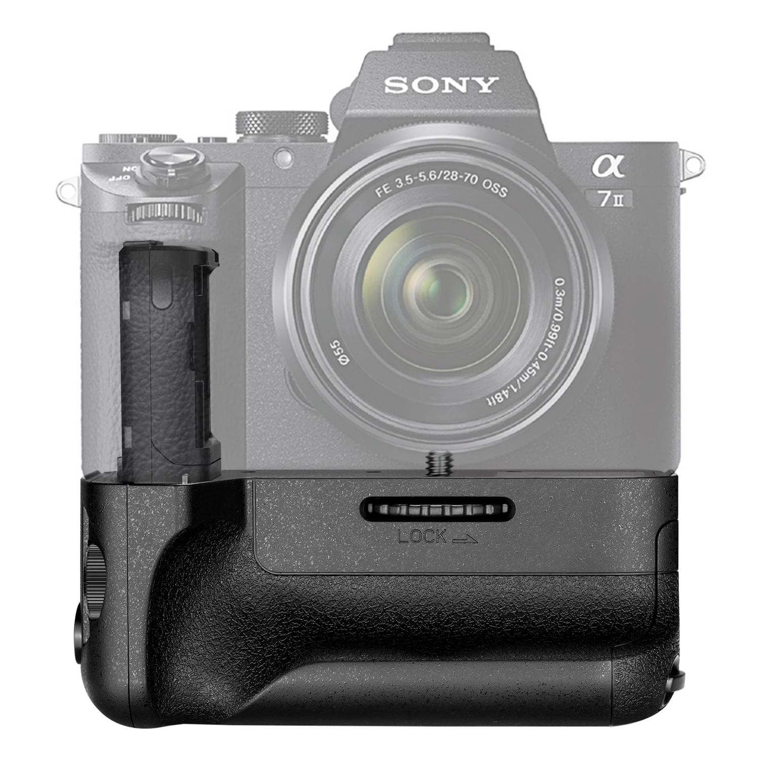 Neewer Vertical Battery Grip Replacement for Sony VG-C2EM Works with NP-FW50 Battery for Sony A7II A7R II A7S II Cameras